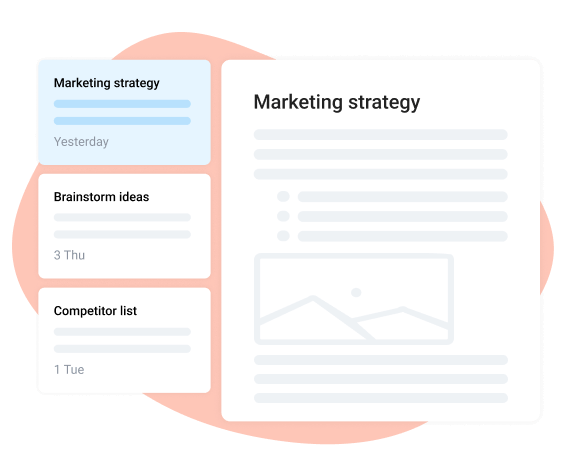 Write notes to keep all project-related data in a single app